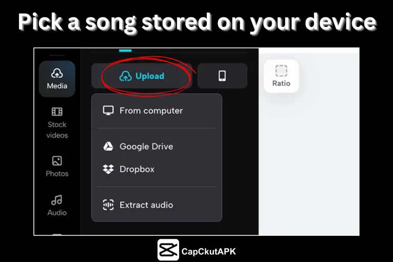 Start a new project by selecting a video from your phone gallery.
