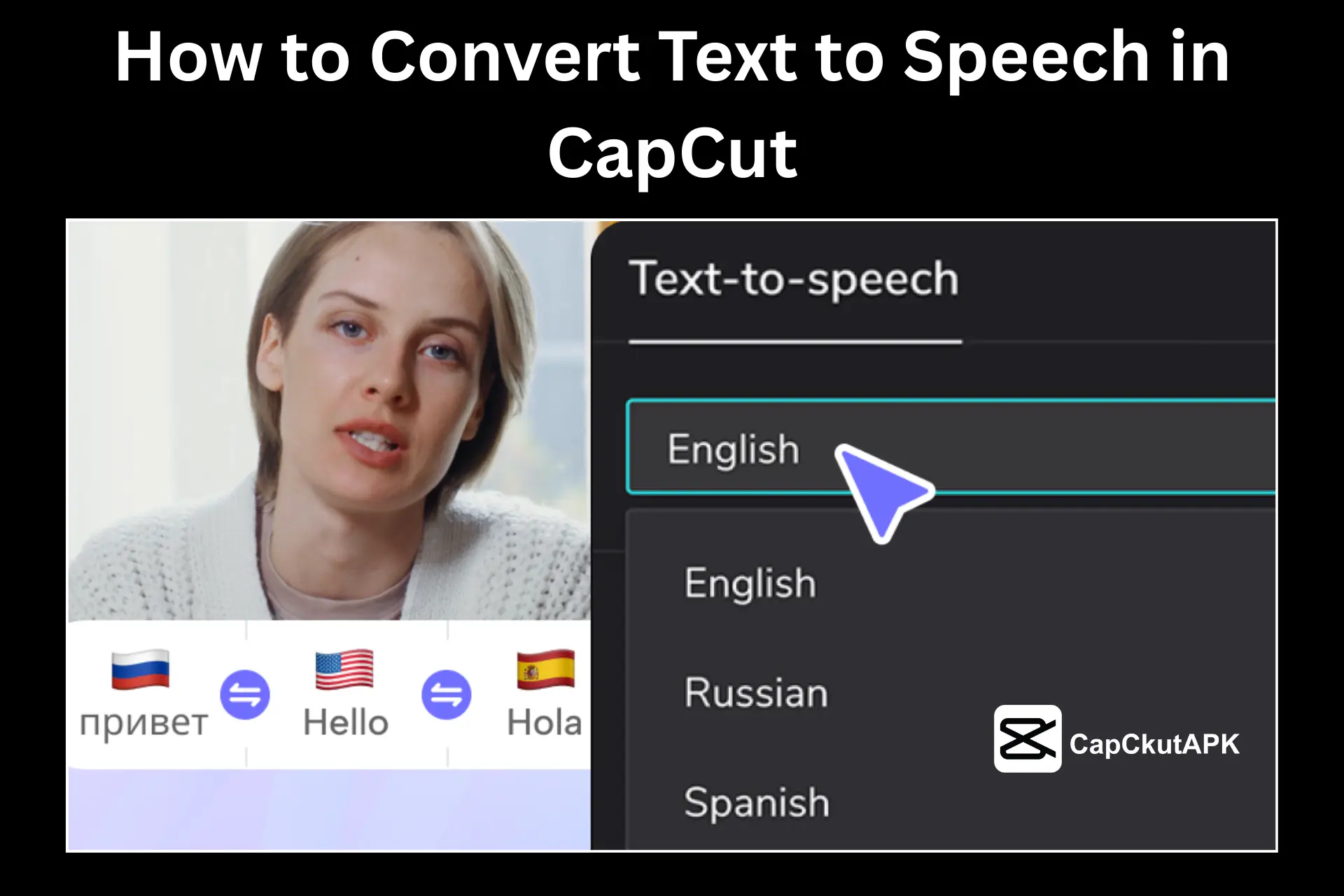 How to Convert Text to Speech in CapCut for Free